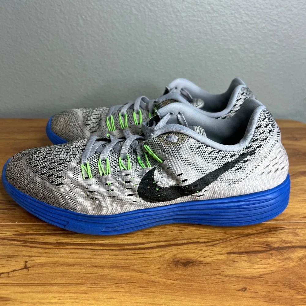 Nike LunarTempo Running Shoes Mens‎ Size 10.5 Gray Blue Low Top